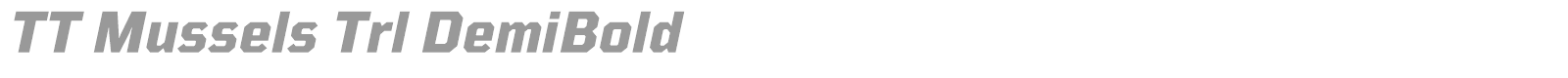 TT Mussels font preview